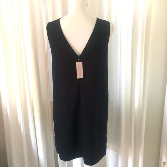 { Banana Republic } Navy Color Block Shift Dress - Picture 5 of 5